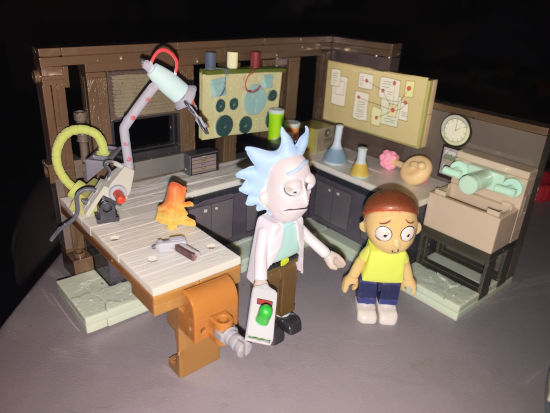 Rick and Morty Spaceship and Garage